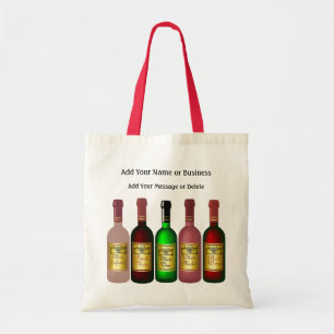 Bolso De Tela Tote de regalo de vino - SRF