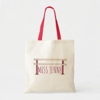 Tote de regalo del profesor de danza Ballet Barre 