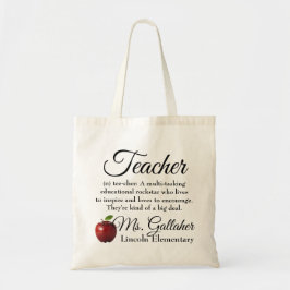 Bolso De Tela Tote de regalo para profesores