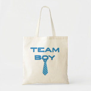 Bolso De Tela Tote de revelación de género de Team Boy