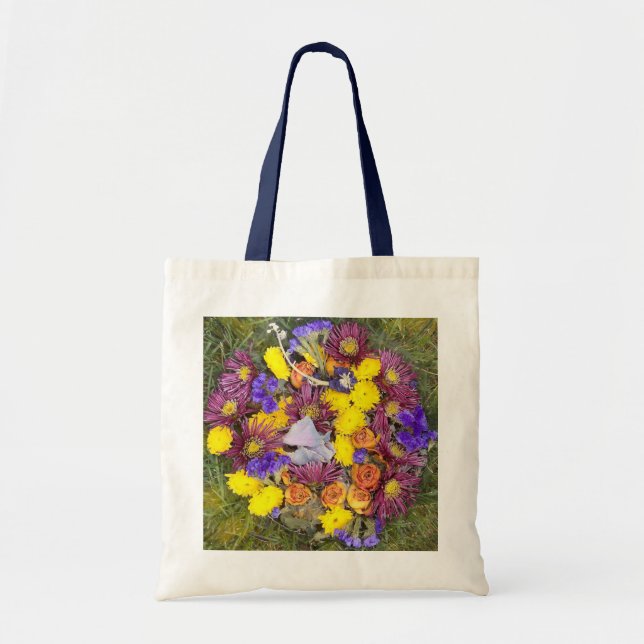 Bolso De Tela Tote de salto de primavera (Frente)