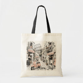 Bolso De Tela Tote de saludos Ciao Italia