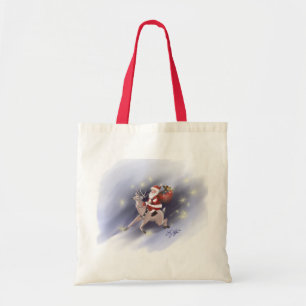 Bolso De Tela Tote de Santa Delivers