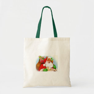 Bolso De Tela Tote de "Santa grande"