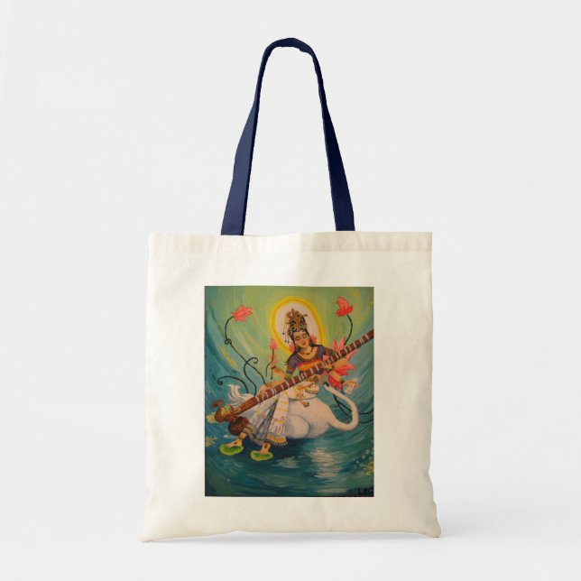Bolso De Tela Tote de Saraswati (Frente)
