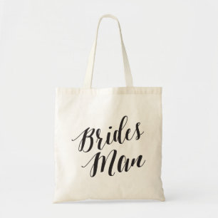 Bolso De Tela Tote de script   Novias