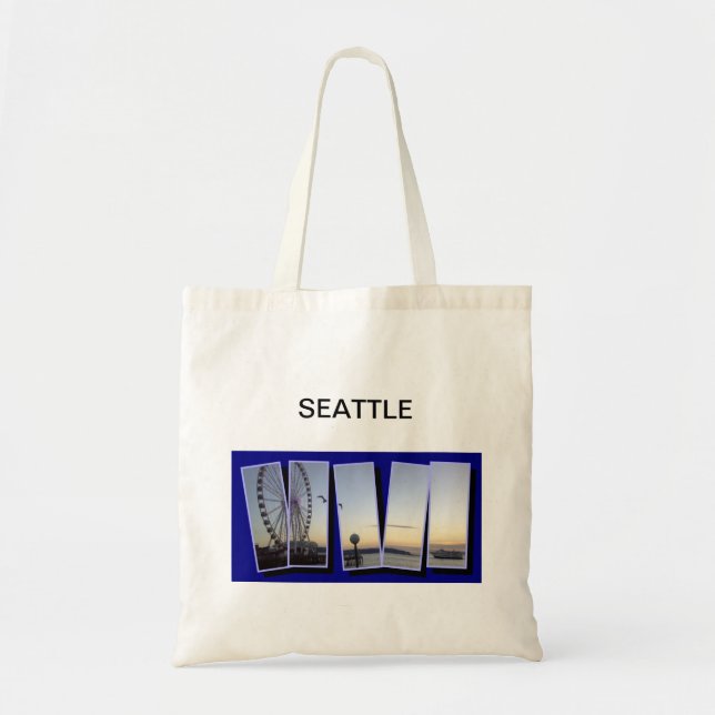 BOLSO DE TELA TOTE DE SEATTLE (Frente)