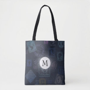 Bolso De Tela Tote de sello de época con inicio