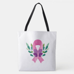 Bolso De Tela Tote de sensibilización sobre el cáncer de mama