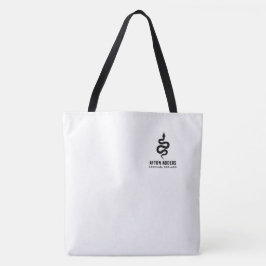 Bolso De Tela Tote de serpientes
