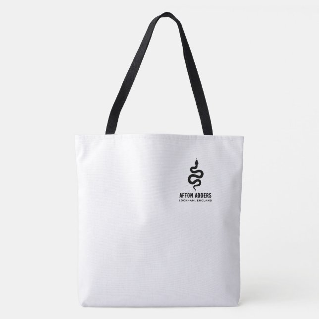 Bolso De Tela Tote de serpientes (Anverso)