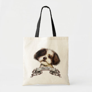 Bolso De Tela Tote de Shih Tzu