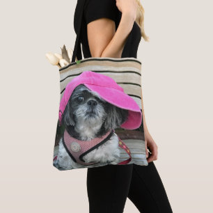 Bolso De Tela Tote de Shih Tzu Chica