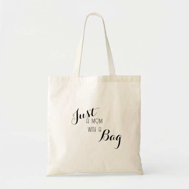 Bolso De Tela Tote de Solo Mamá (Frente)