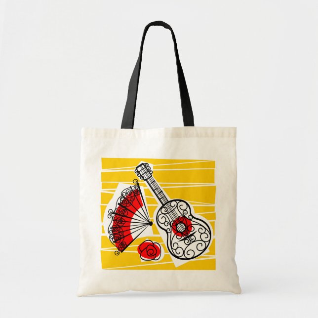 Bolso De Tela Tote de souvenirs de España (Frente)
