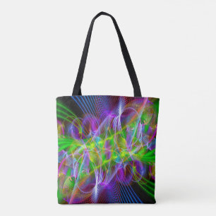 Bolso De Tela Tote de Swirl Claro