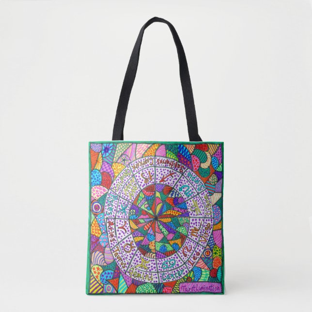 Bolso De Tela Tote de Tarot Lumination (Anverso)