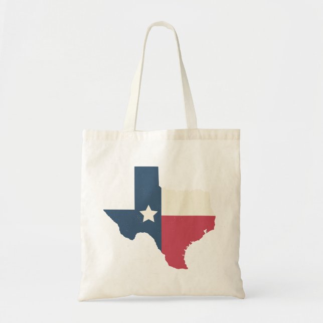 Bolso De Tela Tote de Tejas - bandera (Frente)