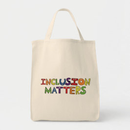 Bolso De Tela Tote de temas de inclusión
