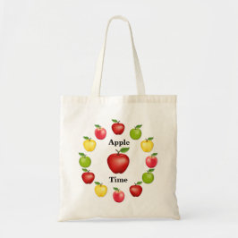 Bolso De Tela Tote de temporada de la cosecha de otoño de Apple
