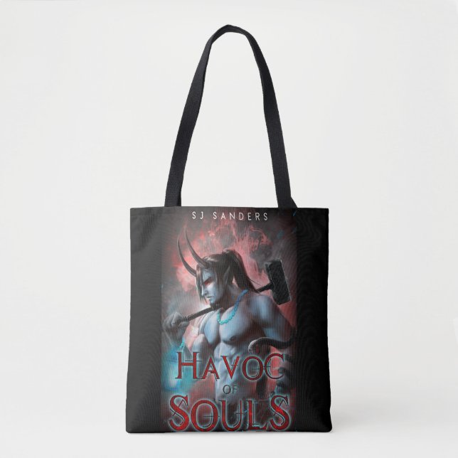 Bolso De Tela tote de título Havoc of Souls (Anverso)