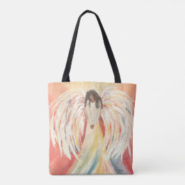 Bolso De Tela Tote de todo-sobre-impresión de Angel de Oración