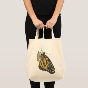 Bolso De Tela Tote de transformación de mariposa