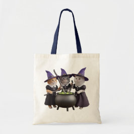 Bolso De Tela Tote de Trick-or-Treat de Gato Adorable