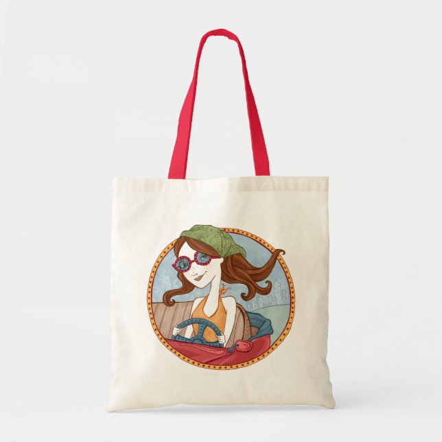 Bolso De Tela Tote de Trippin del camino (Frente)