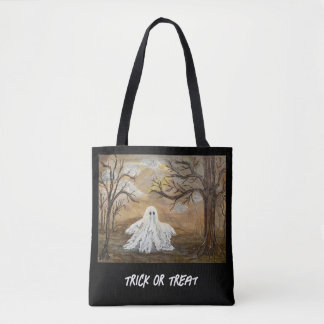 Bolso De Tela Tote de truco o trato