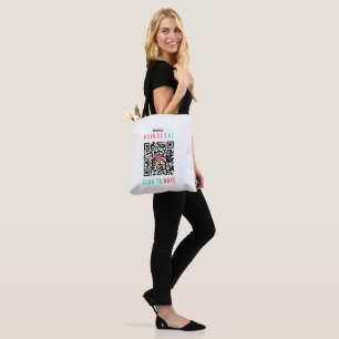Bolso De Tela tote de un solo AF