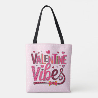 Bolso De Tela Tote de Valentine Vibes