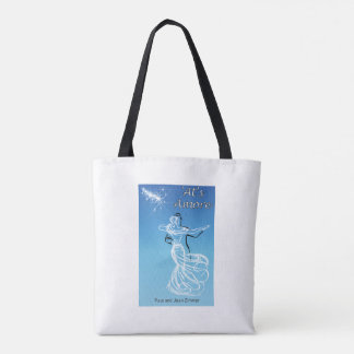 Bolso De Tela Tote de vals de la serie de la bicicleta