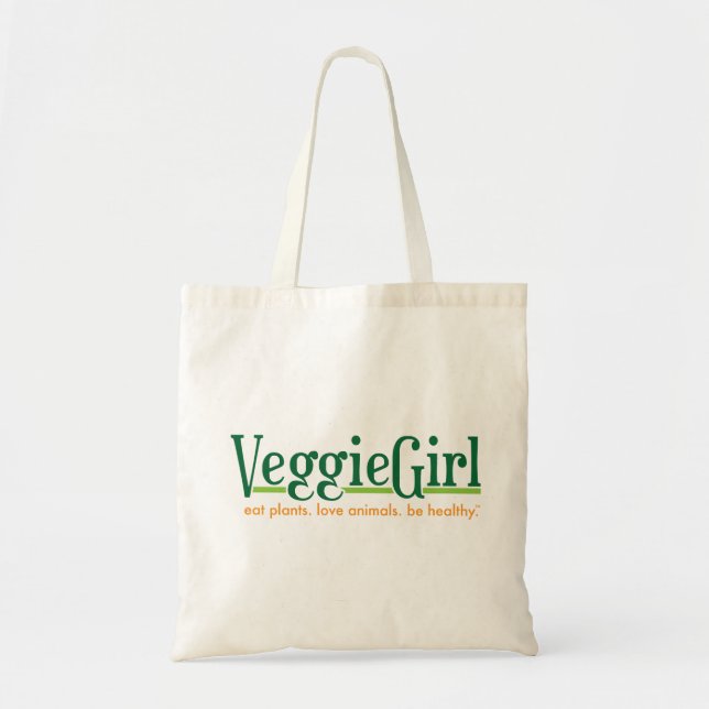 Bolso De Tela Tote de VeggieGirl (Frente)
