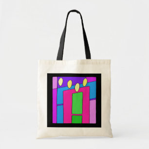 Bolso De Tela Tote de velas de invierno