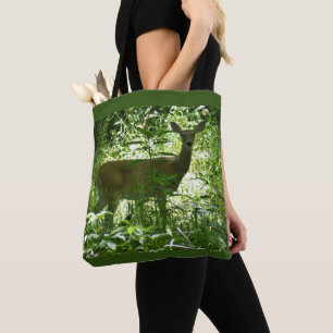 Bolso De Tela Tote de venado