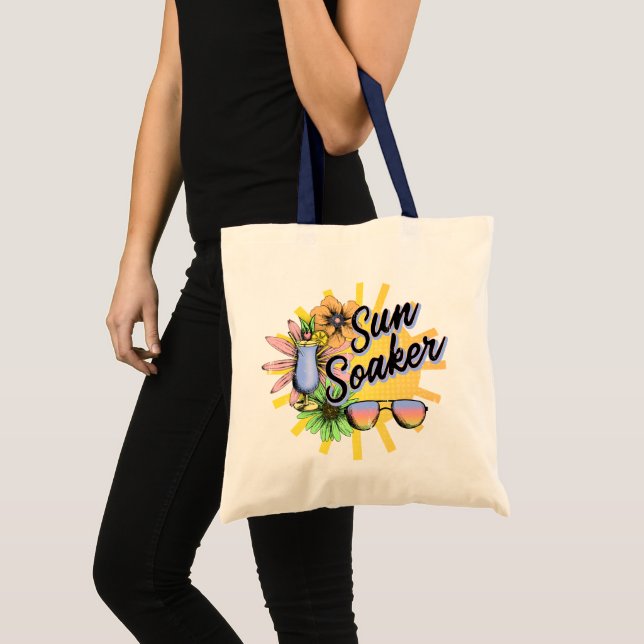 Bolso De Tela Tote de verano Sun Soaker Beach o Pool (Anverso (producto))