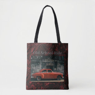 Bolso De Tela Tote de Viaje a la Escuela Vieja