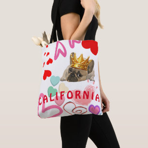 Bolso De Tela Tote de viajes divertidos de verano de California 