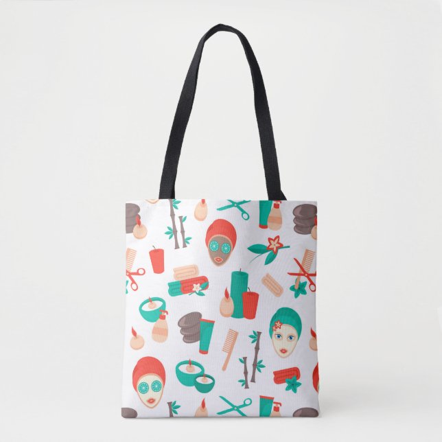 Bolso De Tela Tote de Vibes Spa Day Self Love (Anverso)