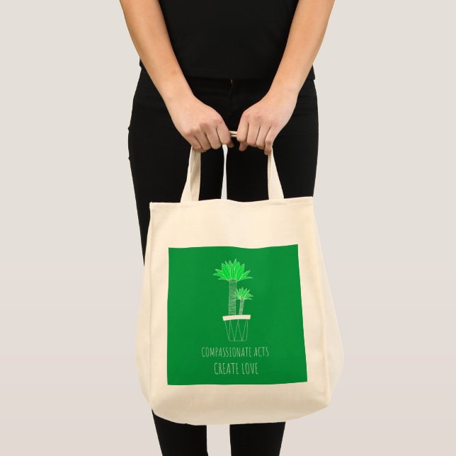 BOLSO DE TELA TOTE DE VIDA DE COMPASIÓN (Anverso (producto))