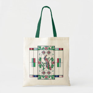 Bolso De Tela Tote de vidrio contenido de Mah Jongg