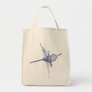 Bolso De Tela Tote de vidrio de Nazca Hummingbird