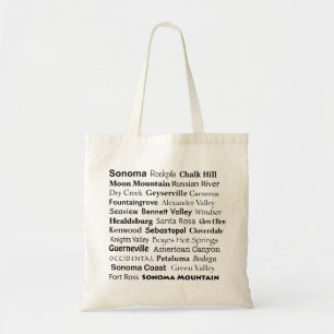 Bolso De Tela Tote de Vino Sonoma Canvas
