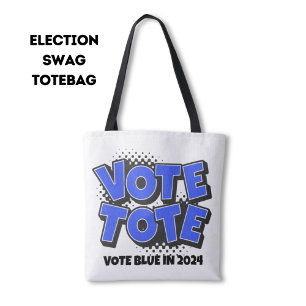 BOLSO DE TELA TOTE DE VOTACIÓN