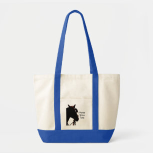 Bolso De Tela Tote de Western Horse Show