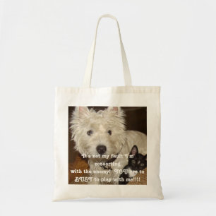 Bolso De Tela Tote de Westie