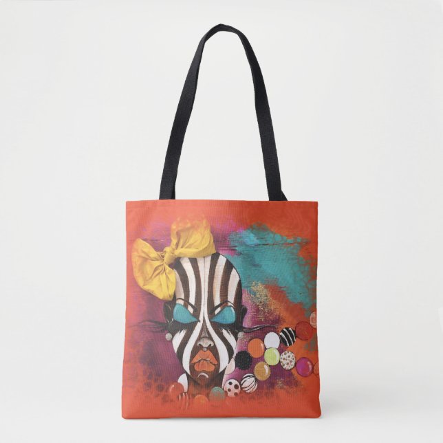 Bolso De Tela Tote Debutante Cirque (Anverso)