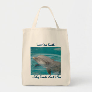 Bolso De Tela Tote del amigo del delfín