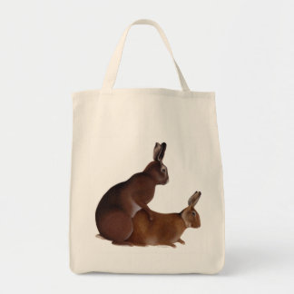 Bolso De Tela Tote del amor del conejito